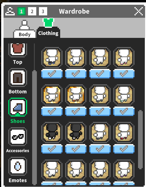 Unlock All Wardrobe